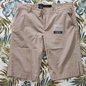 Calvin Klein Jeans Tan Khaki Shorts NWT 98% Cotton Plus Size 16